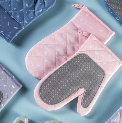 Thick Silicone Heat-Resistant Oven Gloves for Cooking